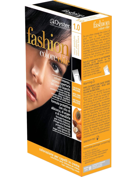 FASHION ELITE juuksevärv 1.0, must 50ml+50ml+15ml