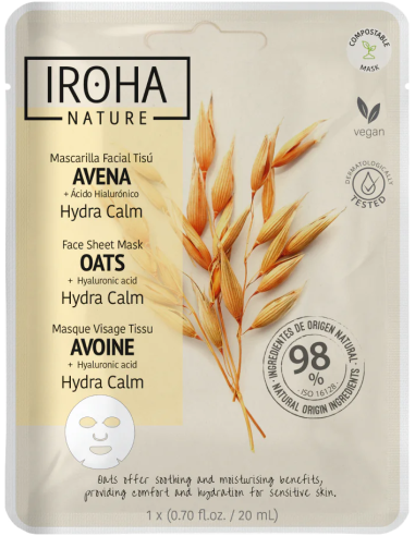 IROHA NATURE näomask Hydra Calm...