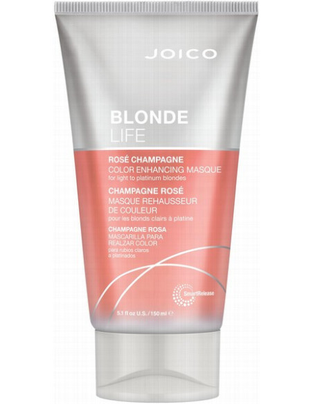 JOICO BLONDE LIFE värvitooni tugevdav mask - Rose Champagne 150ml