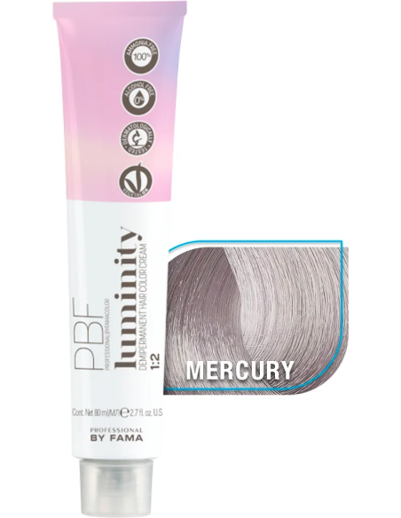 LUMINITY mercurio - tonējošā matu krāsa 80ml