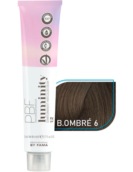 LUMINITY blond ombre 6 dark blond - tonējošā matu krāsa 80ml