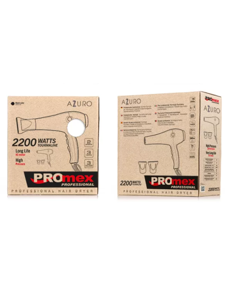 PROMEX föön Azzuro, 2200W, 2 otsikut