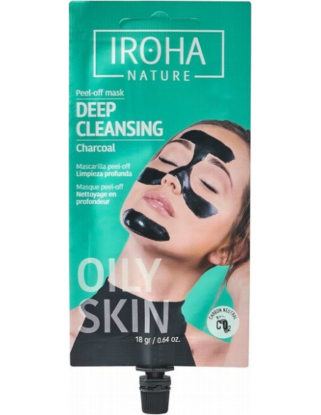 IROHA NATURE Näomask Peel-Off söega 18g