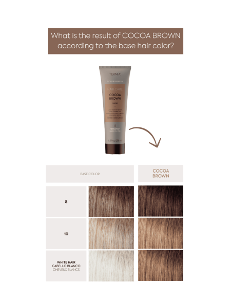 TEKNIA COLOR REFRESH - KAKAO PRUUN Tooniv mask 250ml