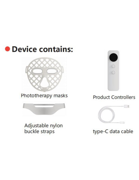 SKEEN LED-mask näo ja silmaümbruse naha noorendamiseks
