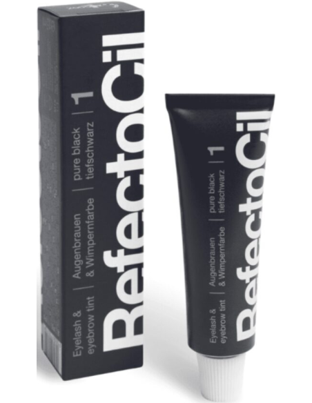 RefectoCil kulmu- ja ripsmevärv, must 1, 15ml