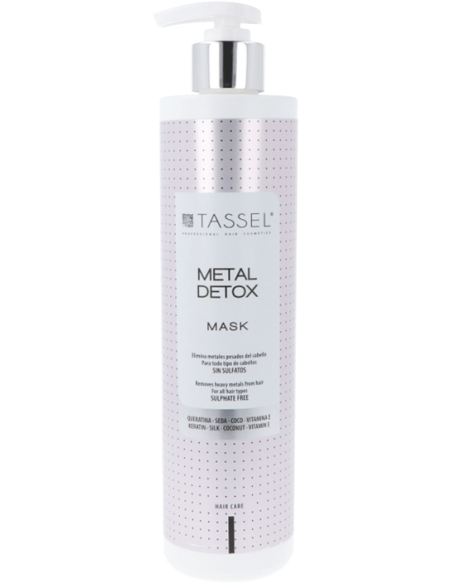 TASSEL METAL DETOX mask metalli eemaldamiseks juustest pärast keemilist töötlemist 500ml