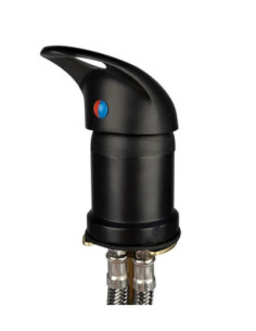 Juuksuri valamusegisti, must