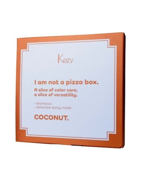 KEZY komplekt värvitud ja kuivadele juustele COCONUT (šampoon 375ml + juuksemask 18-ühes 200ml)