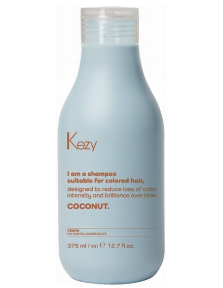 KEZY komplekt värvitud ja kuivadele juustele COCONUT (šampoon 375ml + juuksemask 18-ühes 200ml)