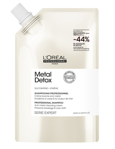 Metal Detox šampooni täitepakend, 1000ml
