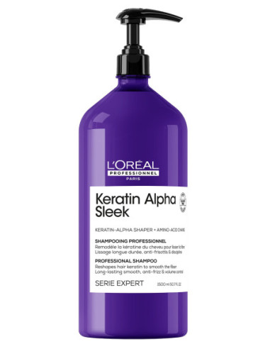KERATIN ALPHA SLEEK šampoon, 1500ml