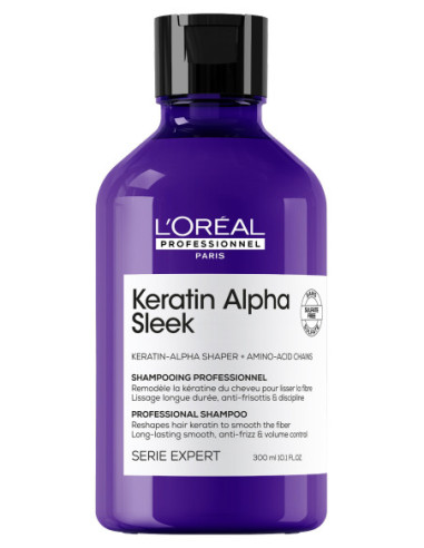 KERATIN ALPHA SLEEK šampoon, 300ml