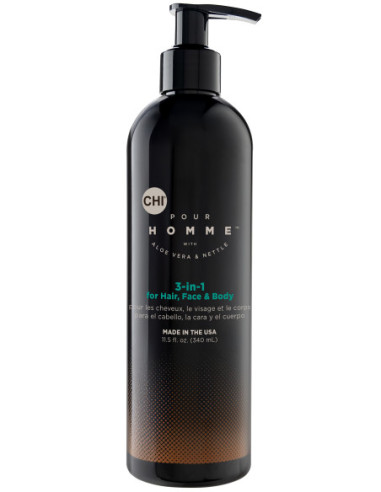 CHI POUR HOMME 3-ühes juustele, näole...