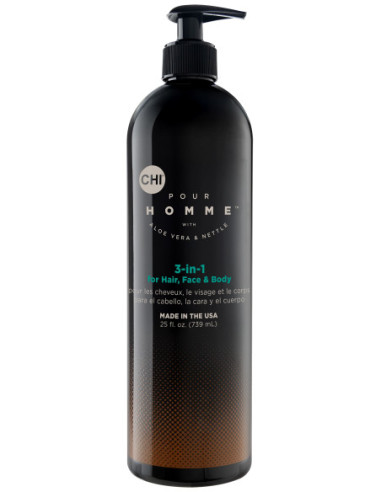 CHI POUR HOMME 3-ühes juustele, näole...
