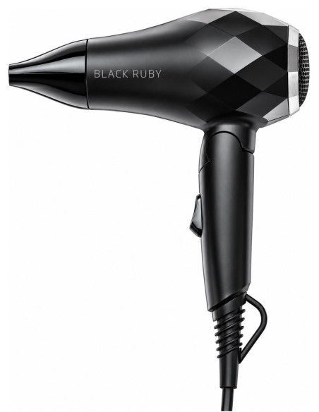 Efalock BLACK RUBY must mini-föön, kokkupandav 1000 W reisiföön