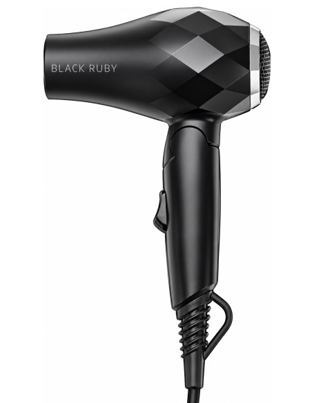 Efalock BLACK RUBY must mini-föön, kokkupandav 1000 W reisiföön