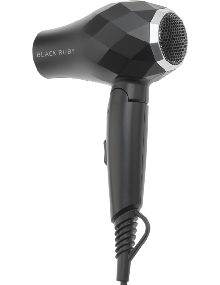 Efalock BLACK RUBY must mini-föön, kokkupandav 1000 W reisiföön