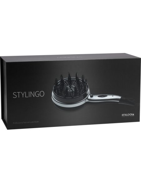 Efalock STYLINGO hõbedamust difuusoriga föön, 1200 W, kahe soojusrežiimiga lokkide kuivatamiseks
