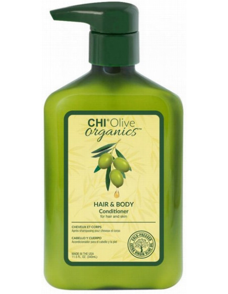 CHI OLIVE ORGANICS kondicionieris matiem un ķermenim 340ml