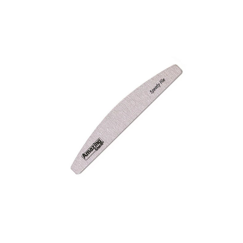 Nail file, 100/100, pink center Halfmoon Speedy Zebra, 1 pc.