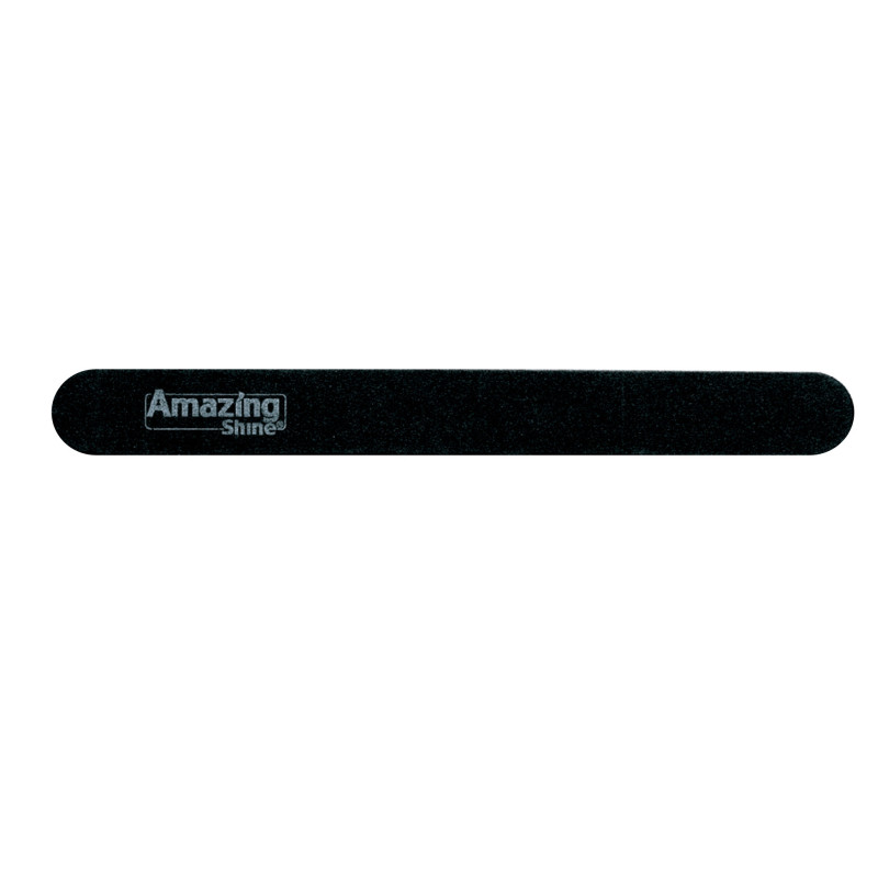 Nail file, 7'', black, pink center, 100/100, Black, 1 pc.