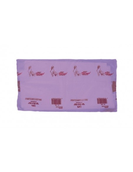 Juuste värvimise ja soengu tegemise keep, ühekordne, plastmassist, pikk, lilla, 90cm x 118cm, 30 tk/pakis.