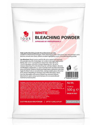 Valgendi LOOK SALON CONCEPT, valge 500g