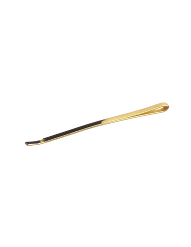 Hair clip, smooth, 50mm, gold, 500g