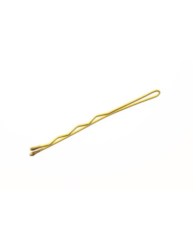 Hair clip, wavy, 60mm, gold, 500g