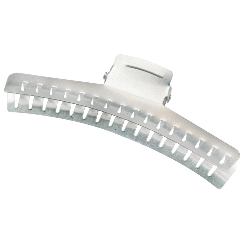 Clip-brackets, aluminum, 10cm, 1pcs. / pack.