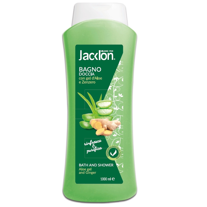 JACKLON Shower and bath gel, aloe vera / ginger, 1000ml