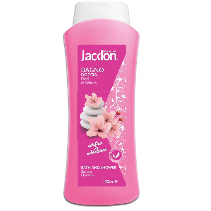 JACKLON Dušas-vannas želeja, ar sakuras ziediem, 1000ml