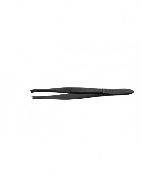 Pintsetid, kaldus, mustad, 9 cm