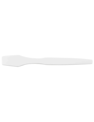 Spaatel, plastik, 13,3 cm, valge