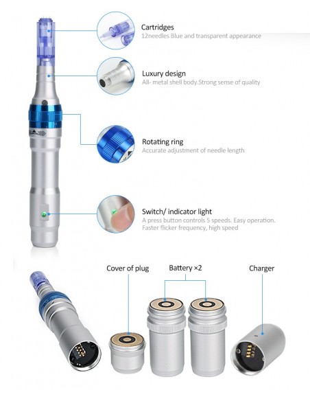 Dr. Pen Mikronõelravi seade Dermapen A6 Ultima Professional Plus, akuga