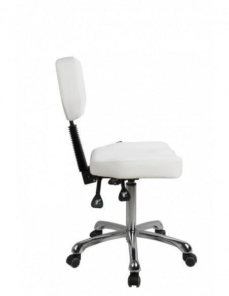 Töömehe tool nelja reguleerimismehhanismiga New Comfort, valge