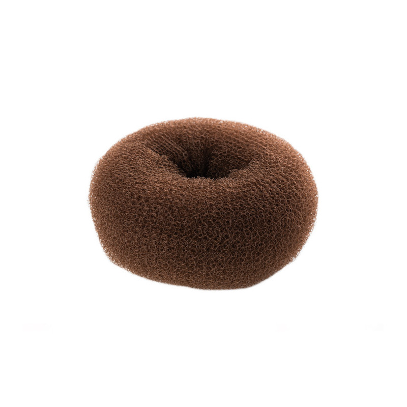 Juuksesõlm, pruun, 4,5 cm, ümmargune