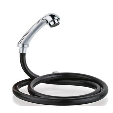 Juuksuri kraanikausi dušš voolikuga, hõbedane