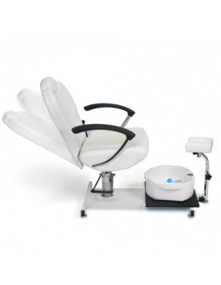 Hüdraulilisel juhtimissüsteemil töötav pediküüritool lamava seljatoe ja jalavanniga Pax