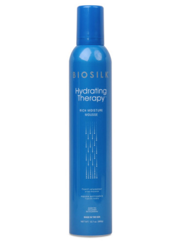 BIOSILK Hydrating Therapy mitrinošas matu putas vieglas fiksācijas 360g