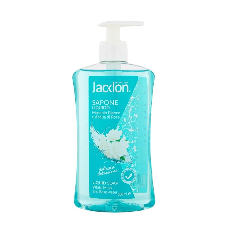 JACKLON RICARICA Liquid soap,white musk/rose water, 500ml