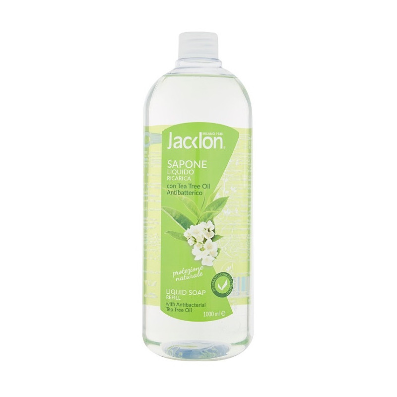 JACKLON RICARICA Liquid soap,with tea tree oil, 1000ml