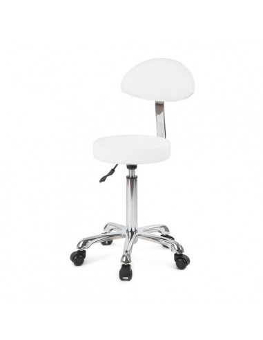 Filia käsitöötool seljatoega, valge