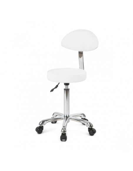 Filia käsitöötool seljatoega, valge