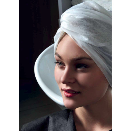 Juuksurirätikud, fliismaterjalist, 40x80cm, ühekordsed, valged, 100 tk.