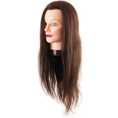 Mannekeeni pea MARGARET, 100% naturaalsed juuksed, 55-60cm