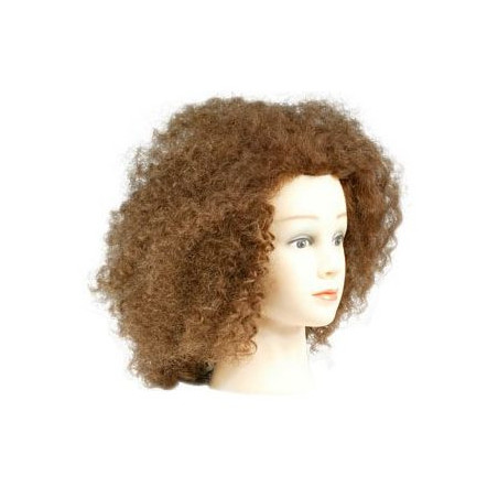 Mannekeeni pea Guliana, 100% naturaalsed juuksed, lokkis, 25-30cm