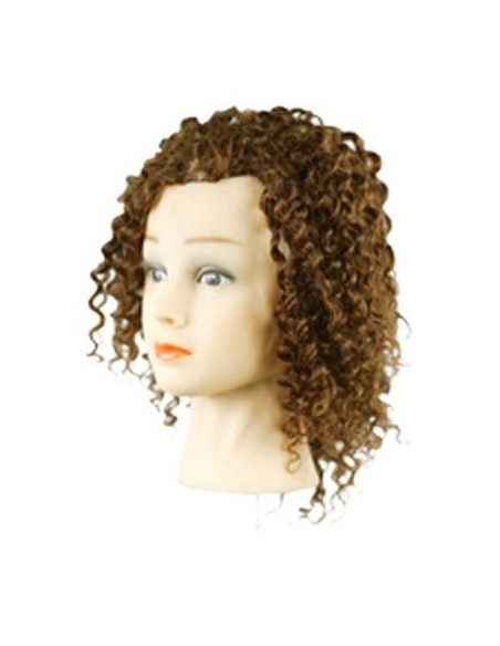 Mannekeeni pea Guliana, 100% naturaalsed juuksed, lokkis, 25-30cm