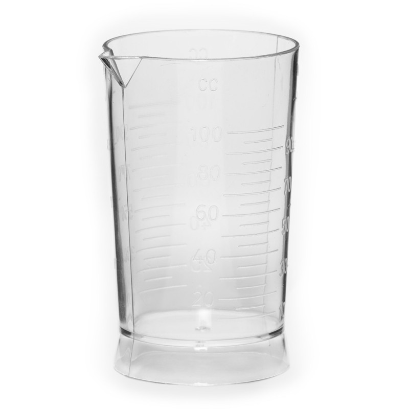 Mõõtekork, läbipaistev 100ml